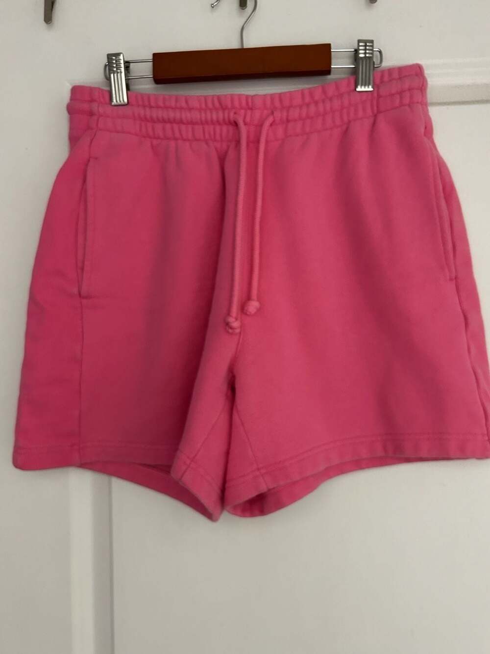 Tna Cozy Fleece Boyfriend Shorts Size M Pink